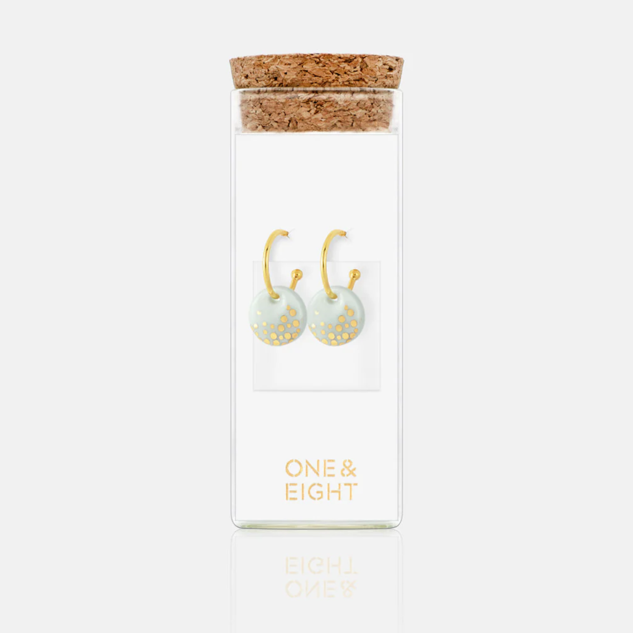 Silver Daisy Hoop Earrings - One & Eight - Silverado Jewellery