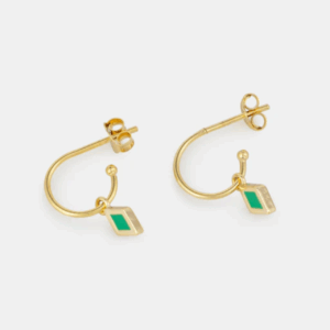 Kite enamel hoop earrings - One&Eight - Silverado Jewellery