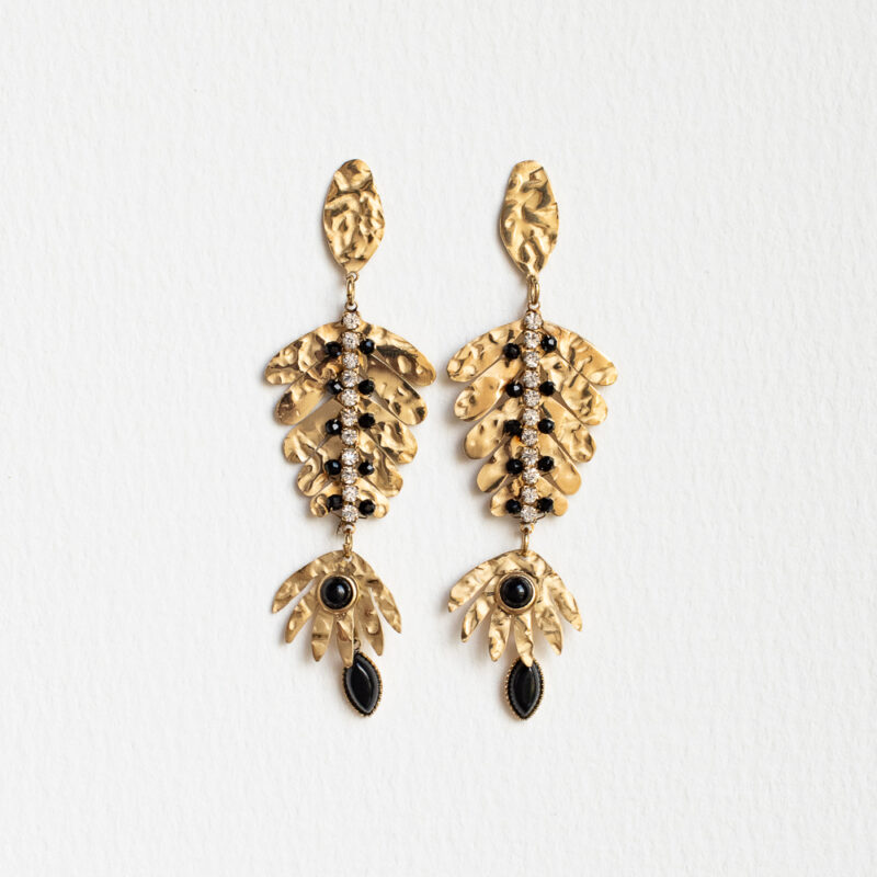 Fern drop earrings - AMIE Paris - Silverado Jewellery