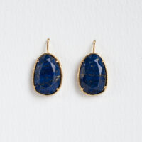drop earrings with blue stones - Amie Paris - Silverado Jewellery