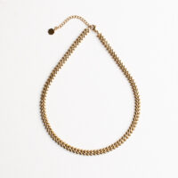 Gold v-link chain necklace - Amie Paris - Silverado Jewellery