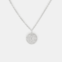 Silver daisy necklace - One and Eight - Silverado Jewellery