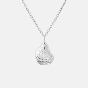 silver oyster necklace - One and Eight - Silverado Jewellery