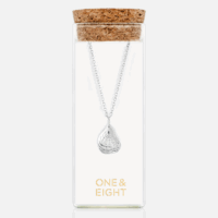 silver oyster necklace - One and Eight - Silverado Jewellery