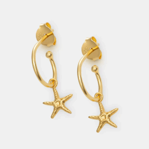 Starfish Hoop Earrings - One&eight - Silverado Jewellery