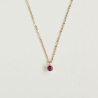 9ct gold ruby necklace - Luceir Jewellery - Silverado Jewellery