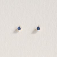 9ct gold sapphire stud earrings - Luceir - Silverado jewellery