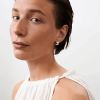 Wild poppy hoop earrings - Pernille Corydon - Silverado Jewellery