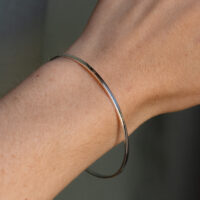 Silver plain fine bangle - Silverado Classics - Silverado Jewellery