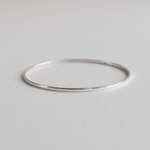 Silver plain fine bangle - Silverado Classics - Silverado Jewellery