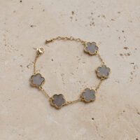 Labradorite Flower Bracelet- AMIE Paris - Silverado Jewellery