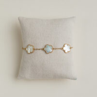 Mother Of Pearl Flower Bracelet - AMIE Paris - Silverado Jewellery