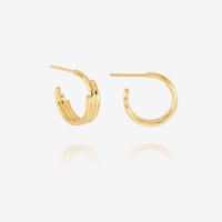 Small evolve hoop earrings - Rachel Jackson - Silverado Jewellery