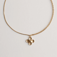 Flower pendant necklace - AMIE Paris - Silverado jewellery