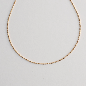oval pebble chain necklace - AMIE Paris- Silverado Jewellery