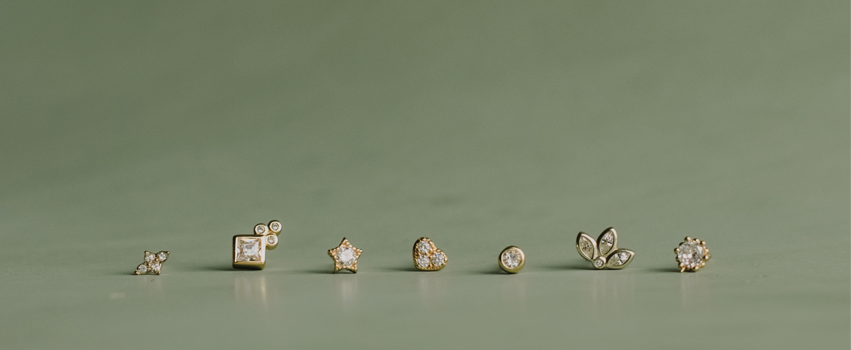 studs Silver July Birthstone Huggie Hoops - Ruby Quartz