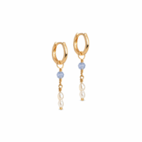 ENAMEL Liva blue quartz earrings - ENAMEL Copenhagen - Silverado Jewellery