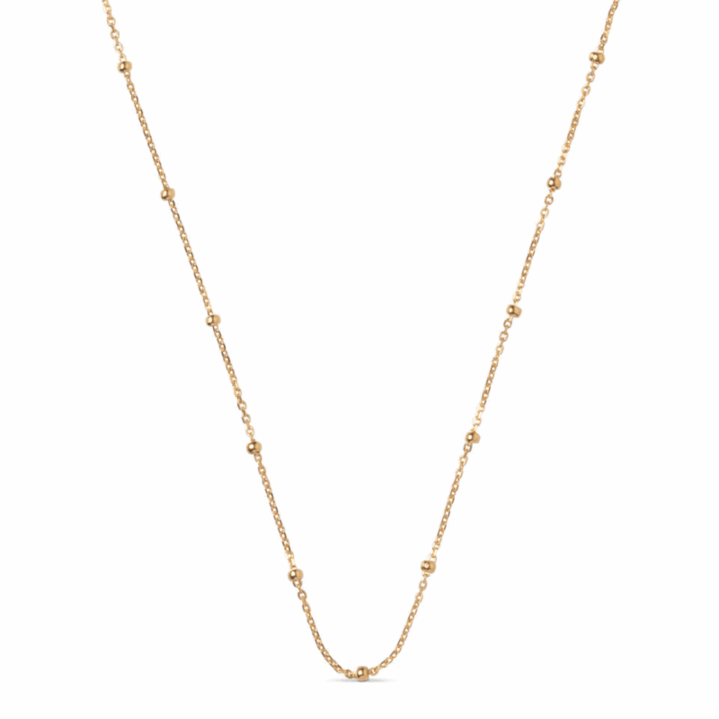 ENAMEL Beaded chain necklace - ENAMEL Copenhagen - Silverado Jewellery