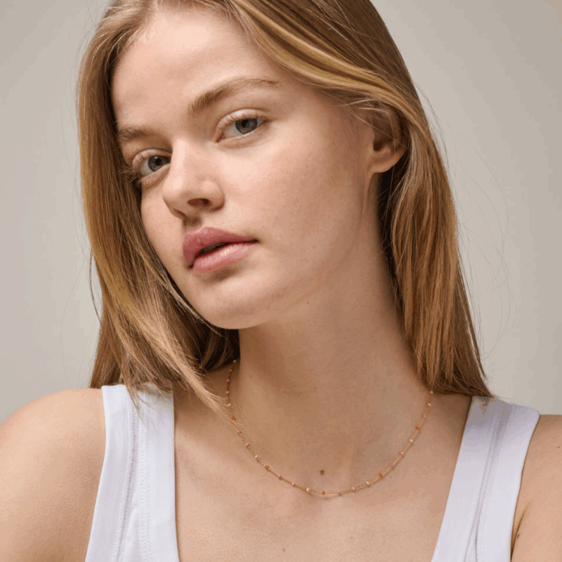 ENAMEL Lola blush necklace - ENAMEL Copenhagen - Silverado Jewellery