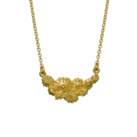 Limpet cluster inline necklace - Alex Monroe - Silverado Jewellery
