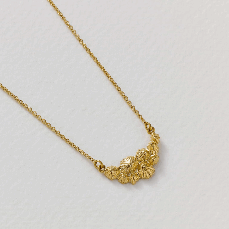 Limpet cluster inline necklace - Alex Monroe - Silverado Jewellery