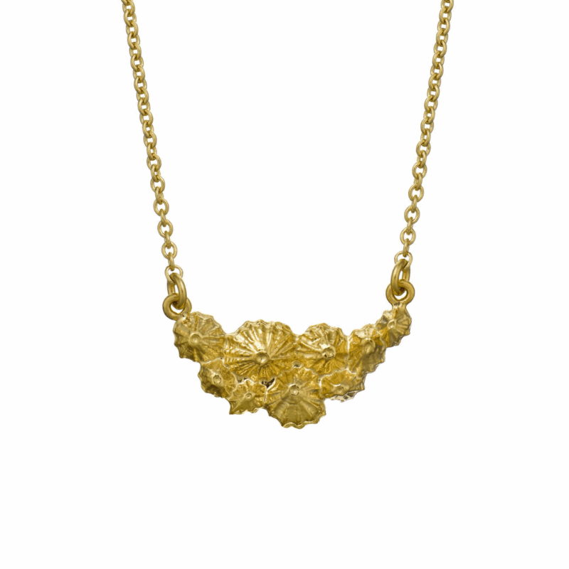Limpet cluster inline necklace - Alex Monroe - Silverado Jewellery