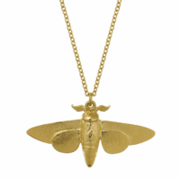 Moth pendant necklace - Alex Monroe - Silverado Jewellery