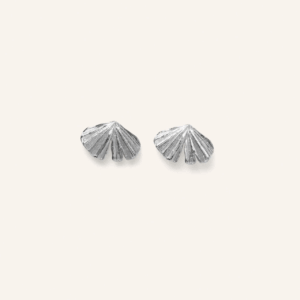 Silver autumn leaf stud earrings - Pernille Corydon - Silverado Jewellery Silver autumn leaf stud earrings - Pernille Corydon - Silverado Jewellery