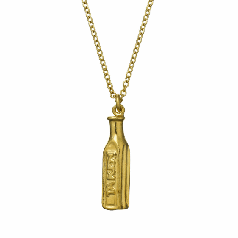 Not to be taken bottle necklace - Alex Monroe - Silverado Jewellery