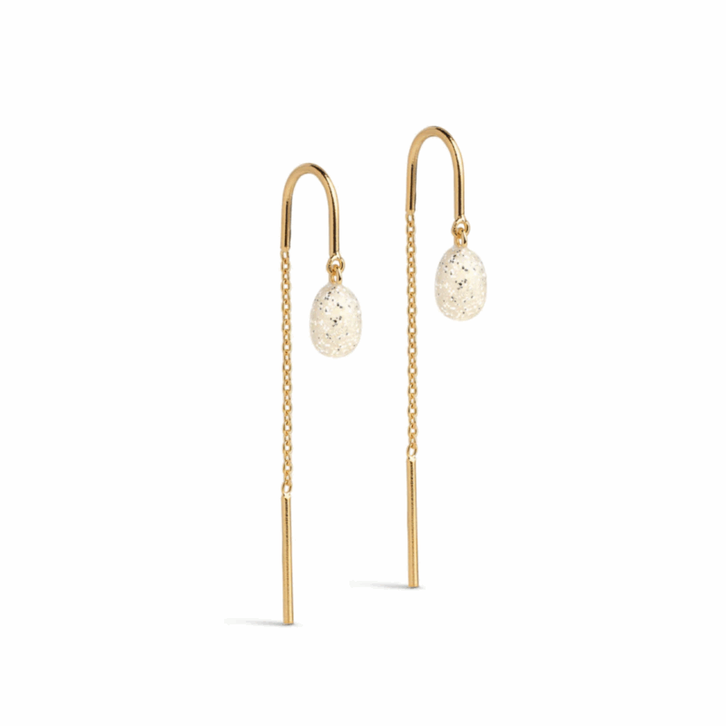 Eleanor sparkle drop earrings - ENAMEL Copenhagen - Silverado Jewellery