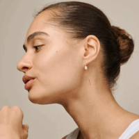 Eleanor sparkle drop earrings - ENAMEL Copenhagen - Silverado Jewellery