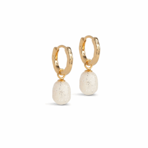 ENAMEL Significant sparkle hoop earrings - ENAMEL Copenhagen - Silverado Jewellery