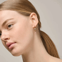 Lola Bold Rainbow huggie hoops - ENAMEL Copenhagen - Silverado Jewellery