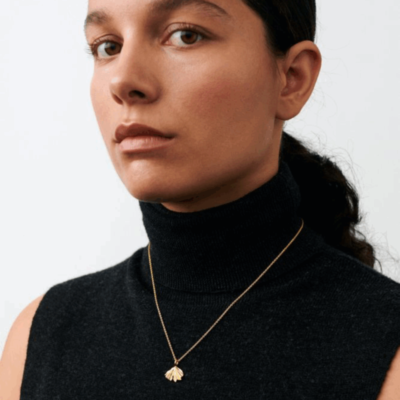 Autumn leaf necklace - Pernille Corydon - Silverado jewellery