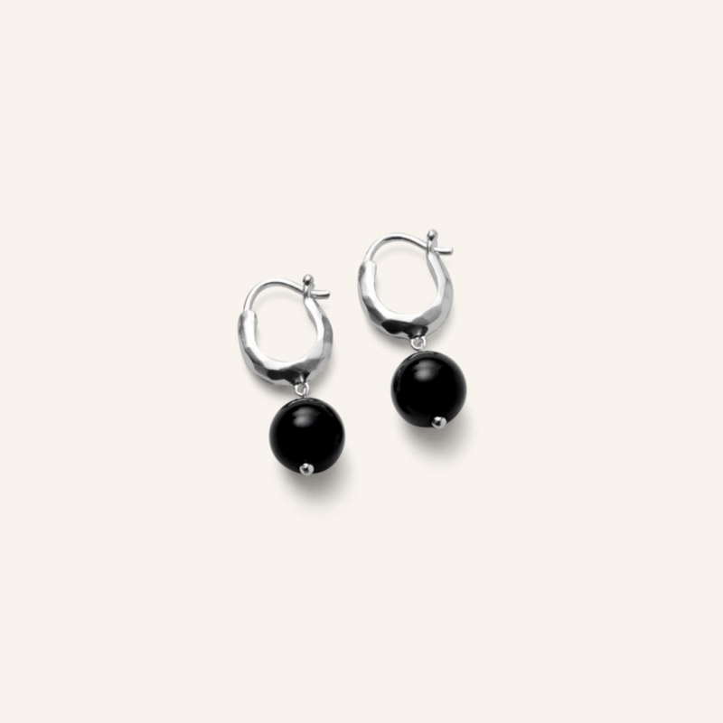 Silver night sky earrings - Pernille Corydon - Silverado jewellery