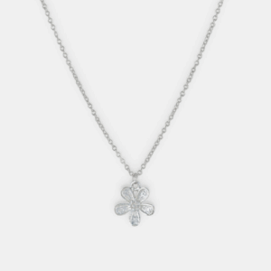 Silver forget me not necklace - One and Eight - Silverado Jewellery