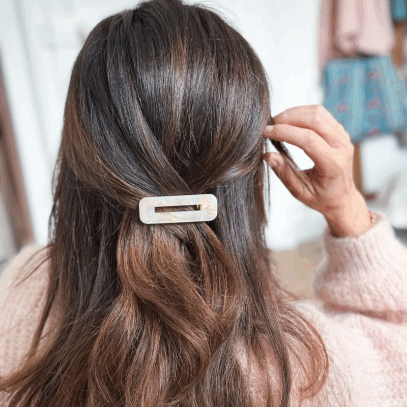 BACHCA seashell pearly white hair clips - BACHCA - Silverado Jewellery