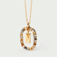 Rainbow letter necklace - PDPAOLA - Silverado Jewellery