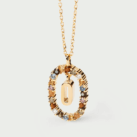 Rainbow letter necklace - PDPAOLA - Silverado Jewellery