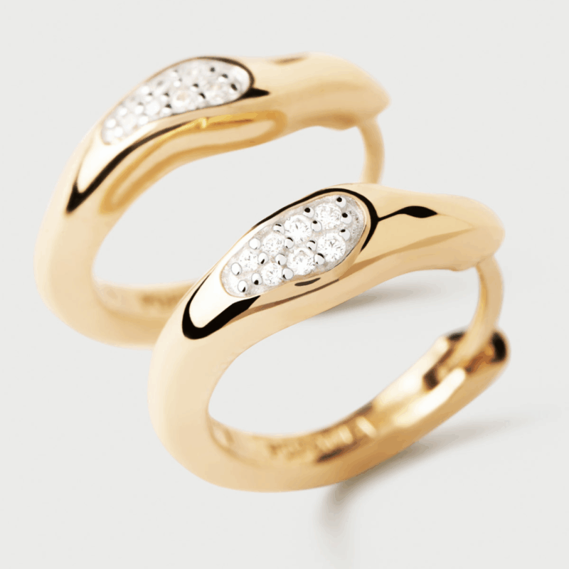 Onda Hoop earrings - PDPAOLA - Silverado Jewellery