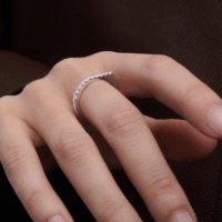 Silver gold ring - PDPAOLA - Silverado Jewellery