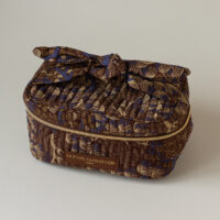 Brown vanity case. Silverado Jewellery.