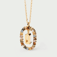Rainbow letter necklace - PDPAOLA - Silverado Jewellery