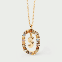 Rainbow letter necklace - PDPAOLA - Silverado Jewellery