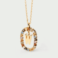 Rainbow letter necklace - PDPAOLA - Silverado Jewellery