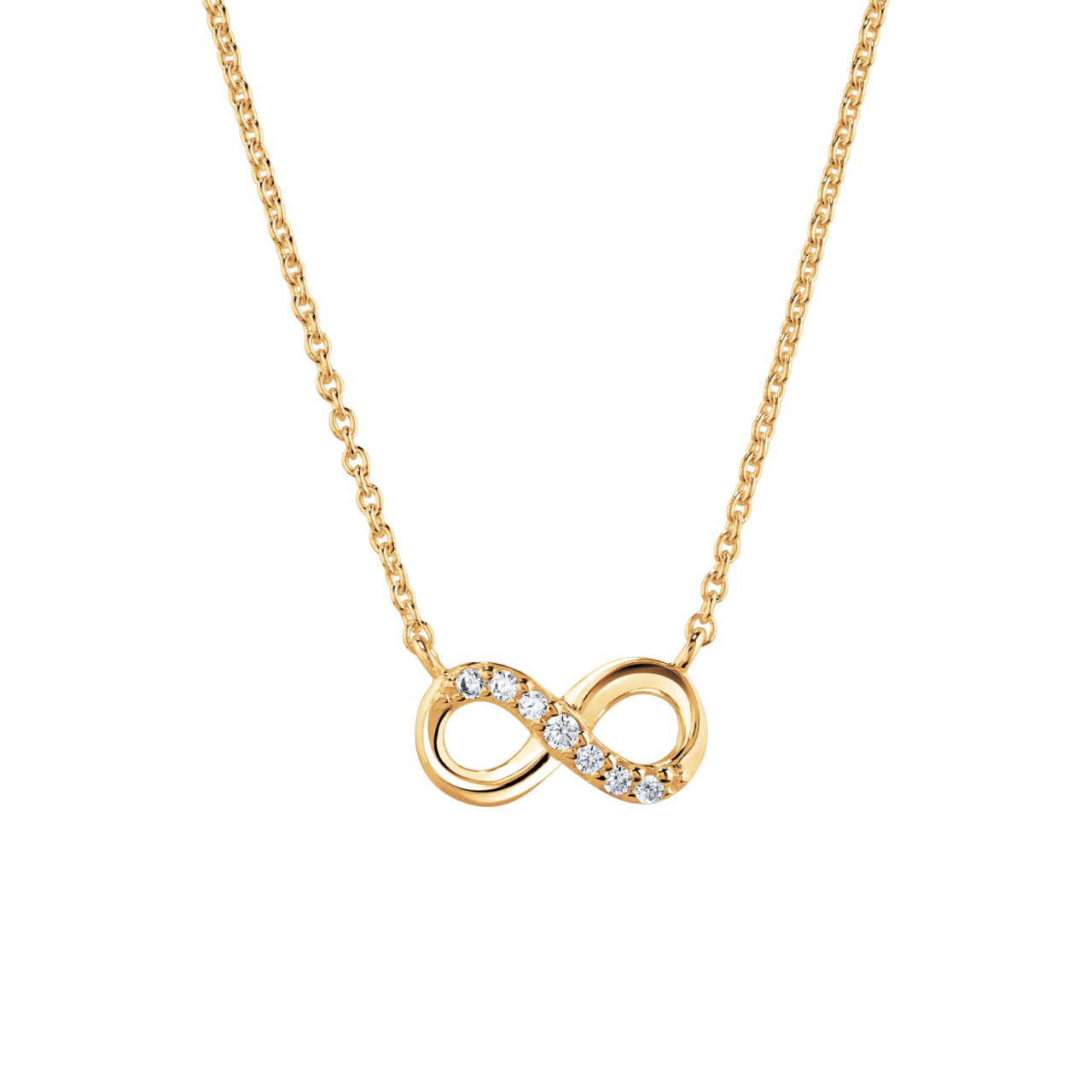 infinity necklace silverado jewellery