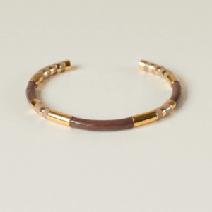 purple stripe cuff Purple stripe Amie cuff. Silverado Jewellery