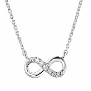 silver infinity necklace silverado jewellery