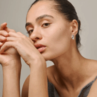 Silver tova earrings - ENAMEL Copenhagen - Silverado Jewellery