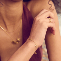 mini eternal sun bracelet - Rachel Jackson - Silverado Jewellery